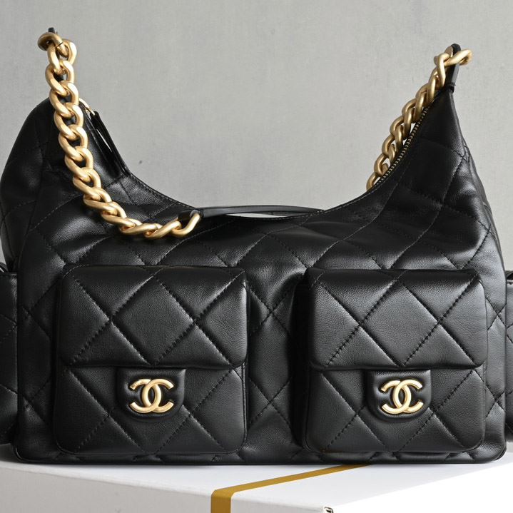 Ch*el top handle bags